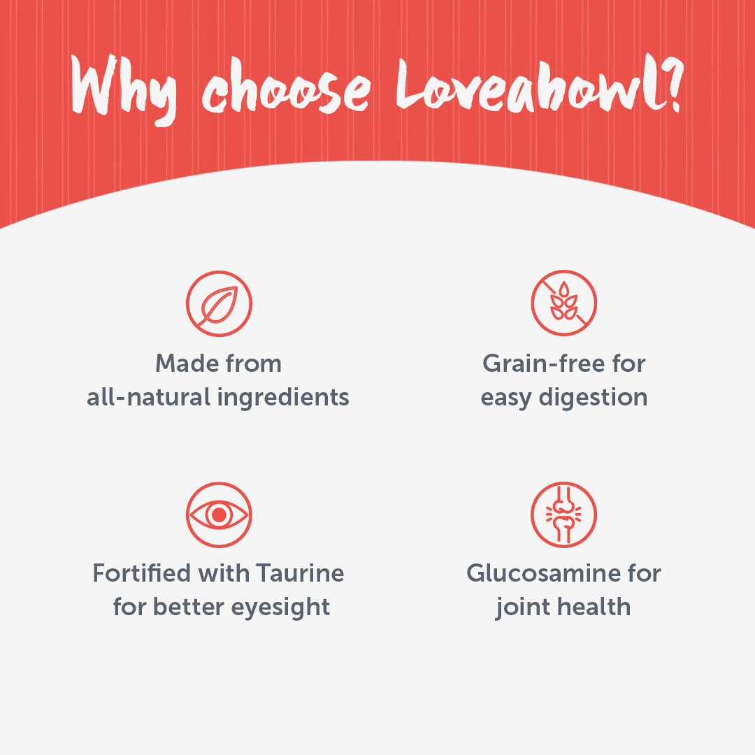 Loveabowl Grain Free Chicken & Snow Crab Cat Dry Food - Heads Up For Tails