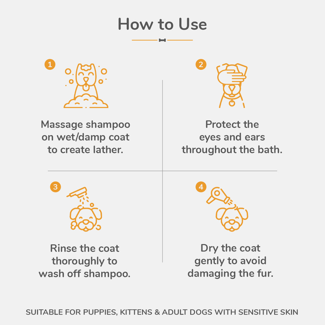 HUFT Natural Shampoo for Puppy and Kitten - Heads Up For Tails
