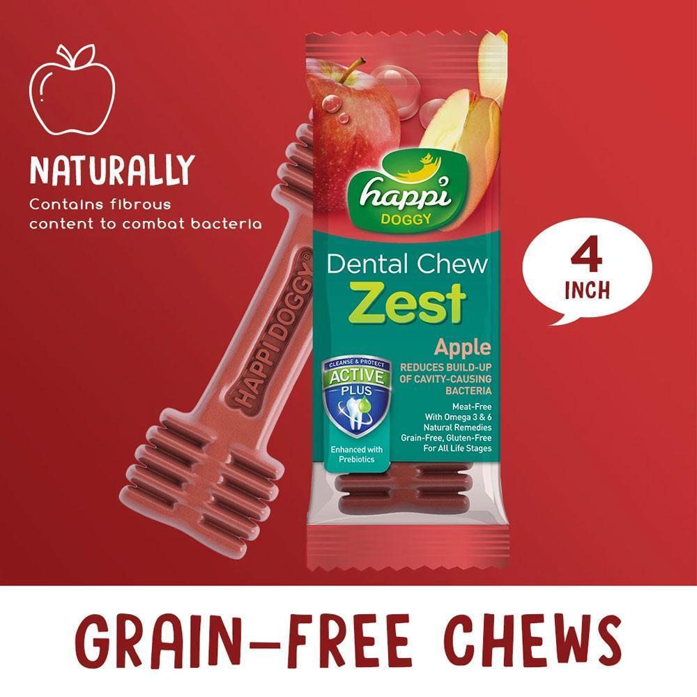 Happi Doggy Dental Chew Zest Apple (Singles)