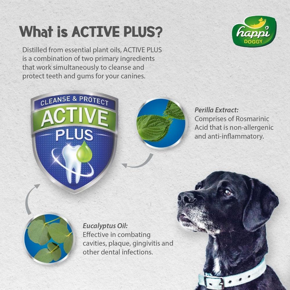 Happi Doggy Dental Chew Zest Strawberry (Singles)