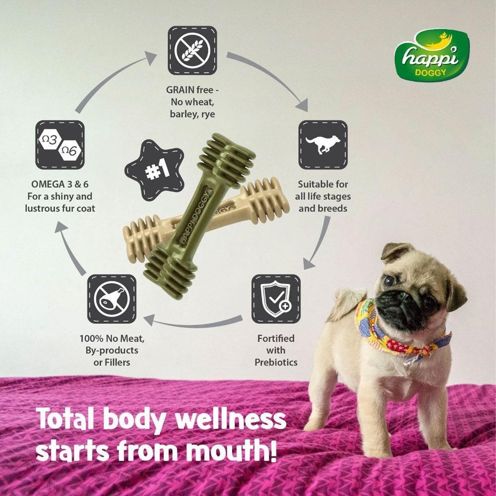 Happi Doggy Dental Chew Zest Orange (Singles)
