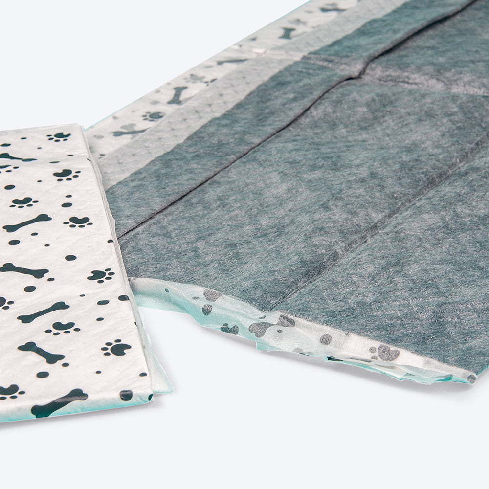 HUFT Charcoal Puppy Training Pads - 60 X 45 cm - Heads Up For Tails