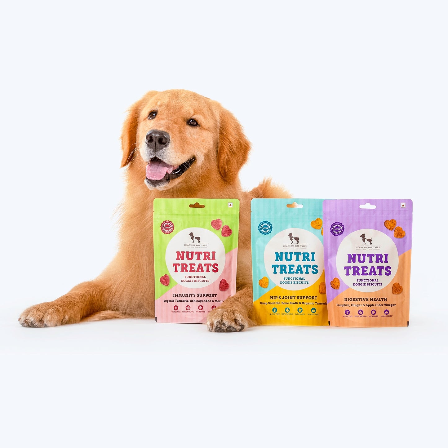 HUFT Nutri Treats For Dogs - Digestive Health - 150 g - Heads Up For Tails