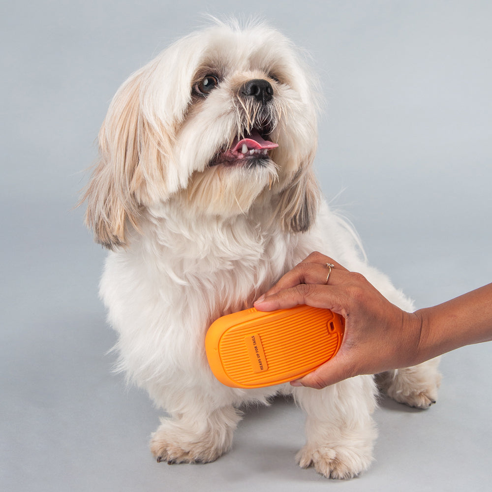 HUFT Silicon Pet Grooming Brush - Heads Up For Tails