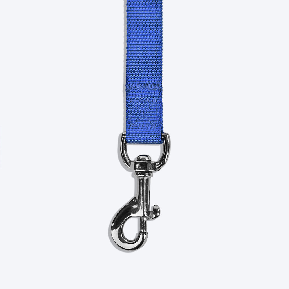 HUFT Essentials Nylon Dog Leash - Navy - 1.5 m (Can be Personalised) - Heads Up For Tails