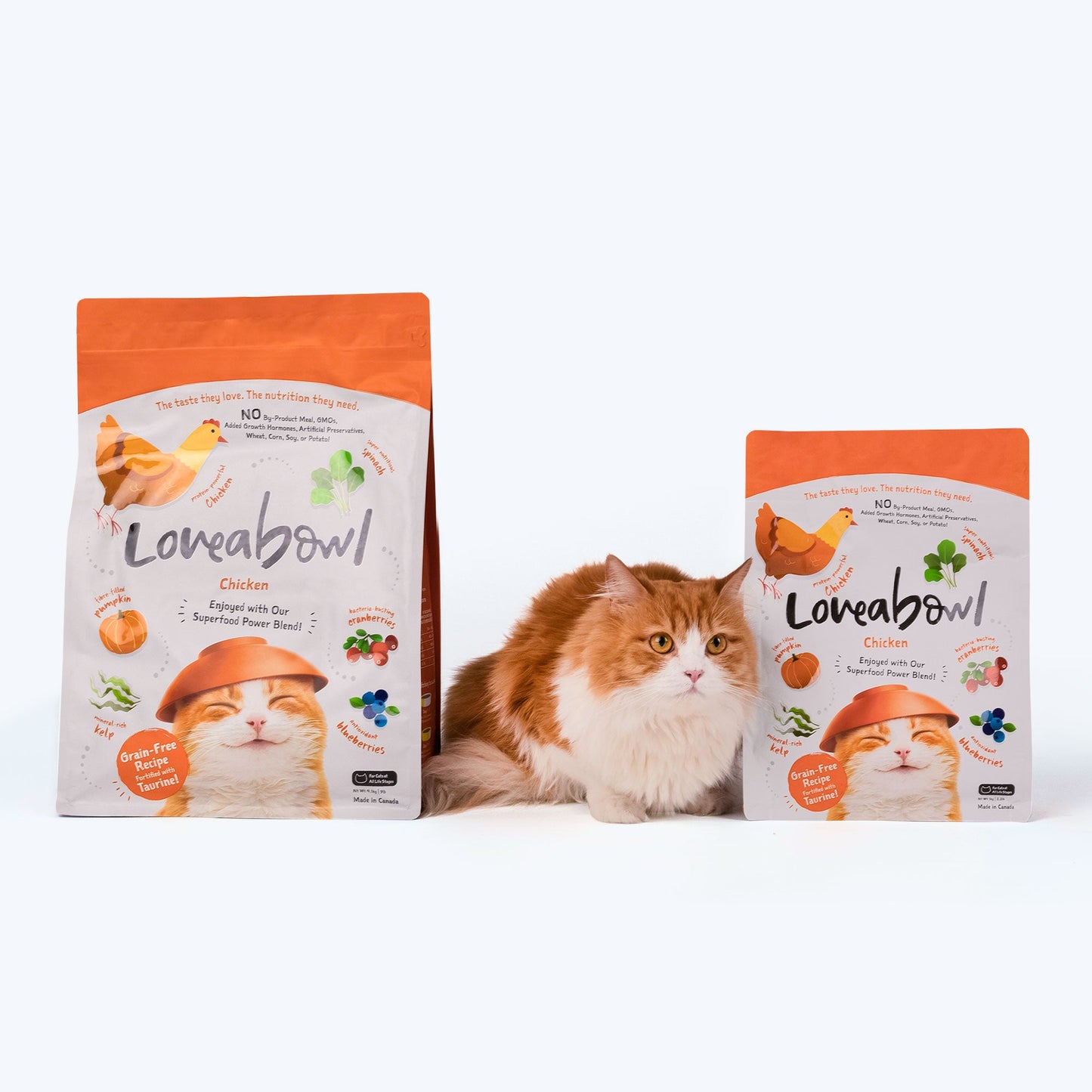 Loveabowl Grain Free Chicken Cat Dry Food - Heads Up For Tails