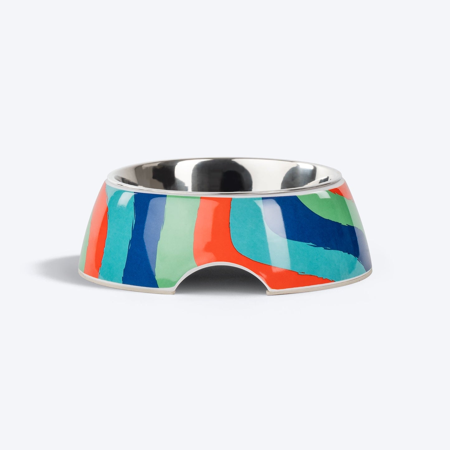 HUFT Wild Waves Melamine Bowl For Dogs And Cats - Heads Up For Tails
