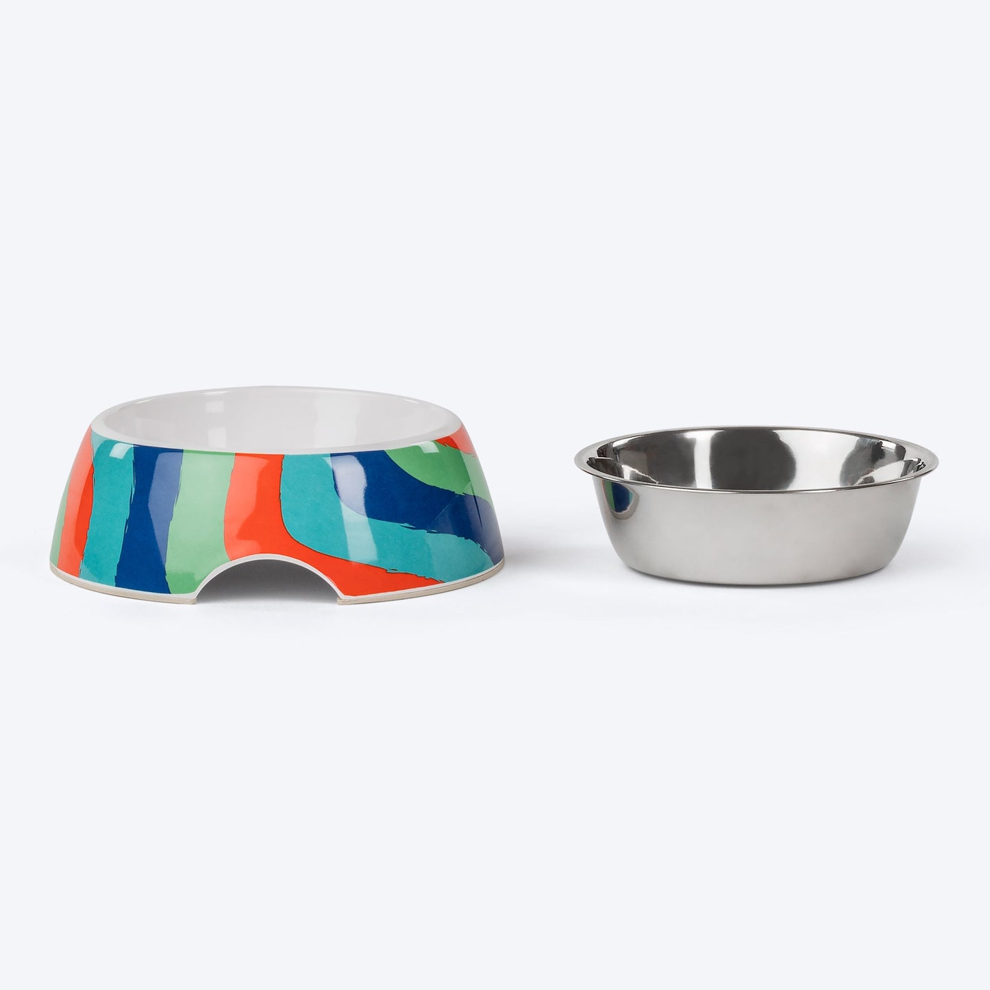 HUFT Wild Waves Melamine Bowl For Dogs And Cats - Heads Up For Tails