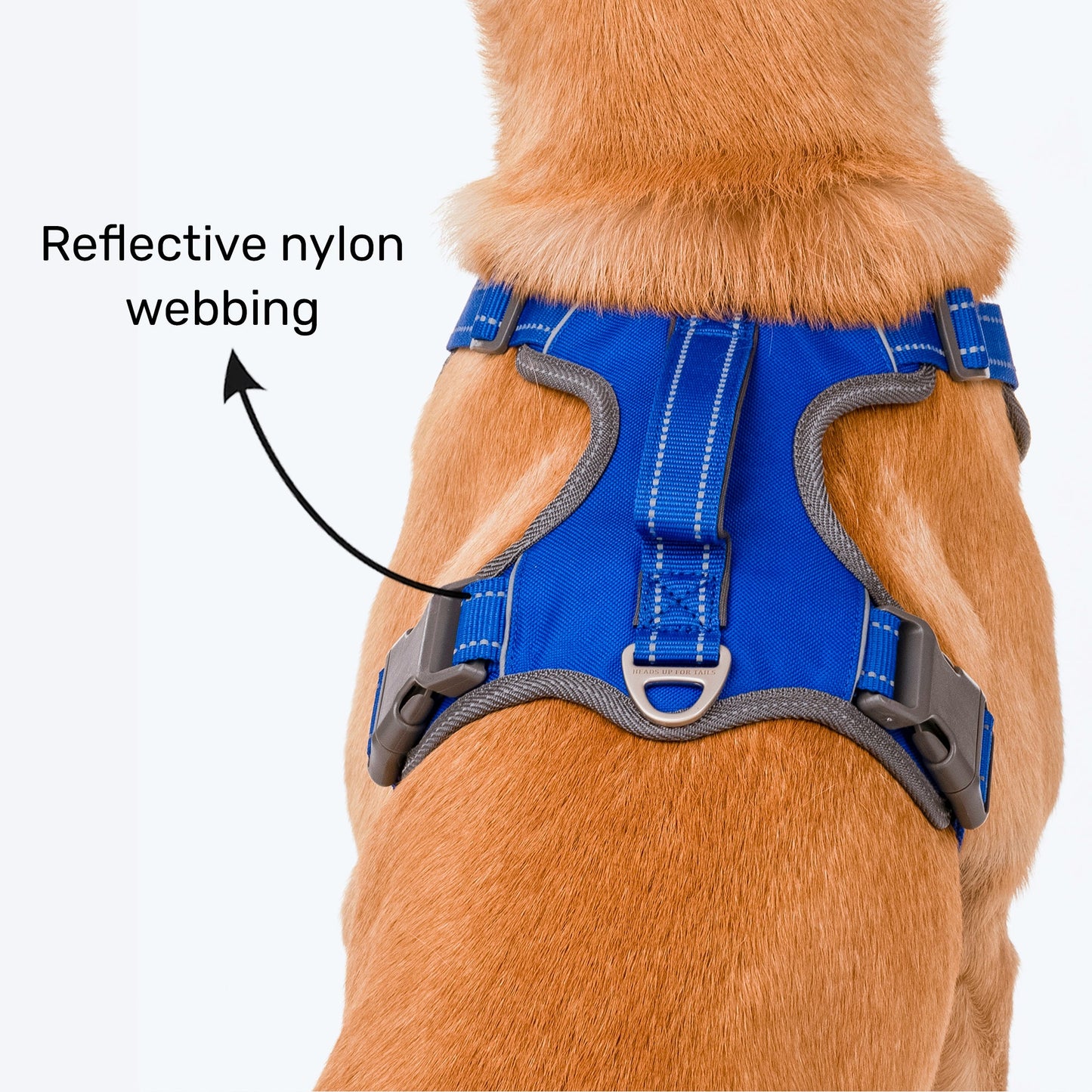HUFT Active Pet Dog Harness - Royal Blue - Heads Up For Tails