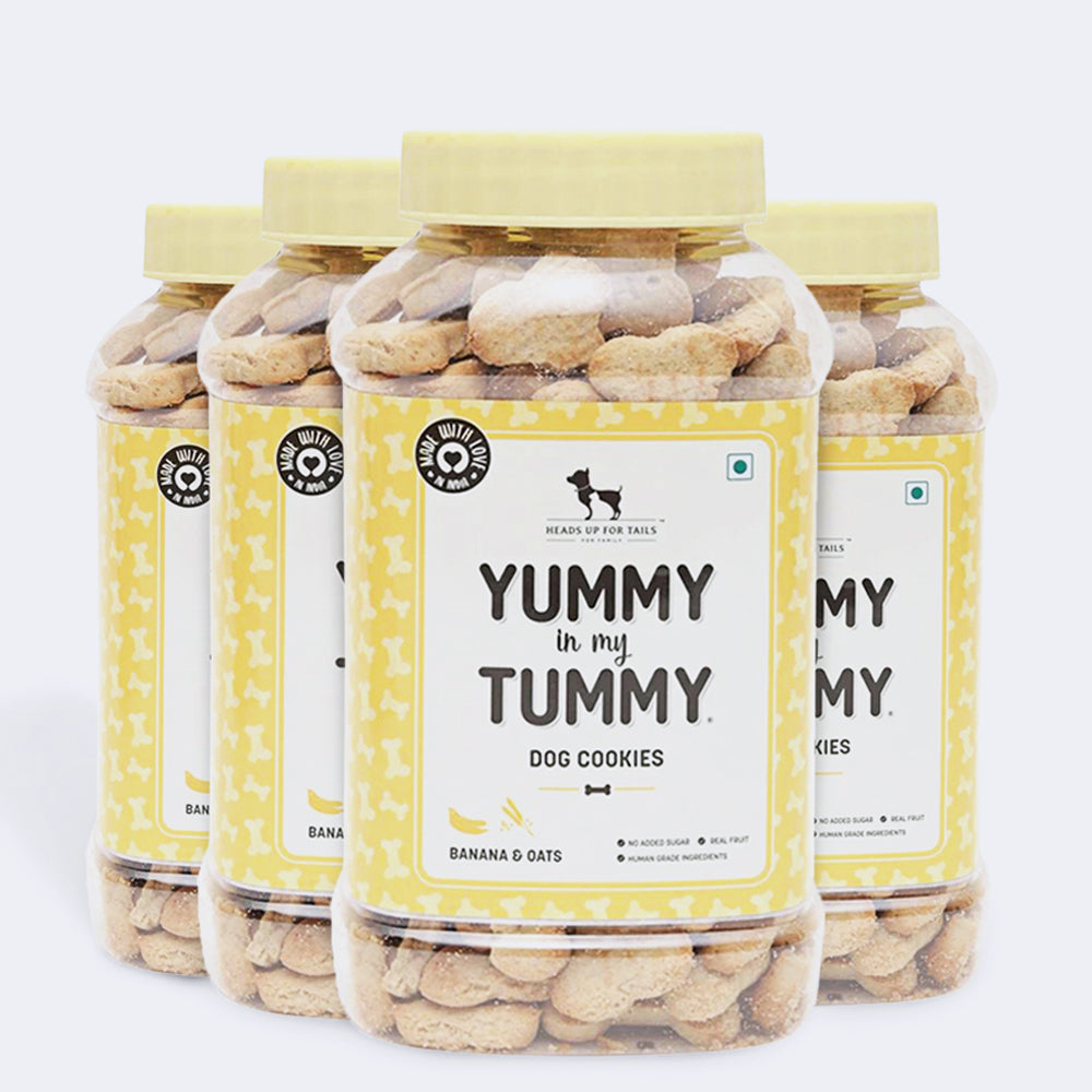 HUFT YIMT Banana & Oats Vegetarian Dog Biscuits