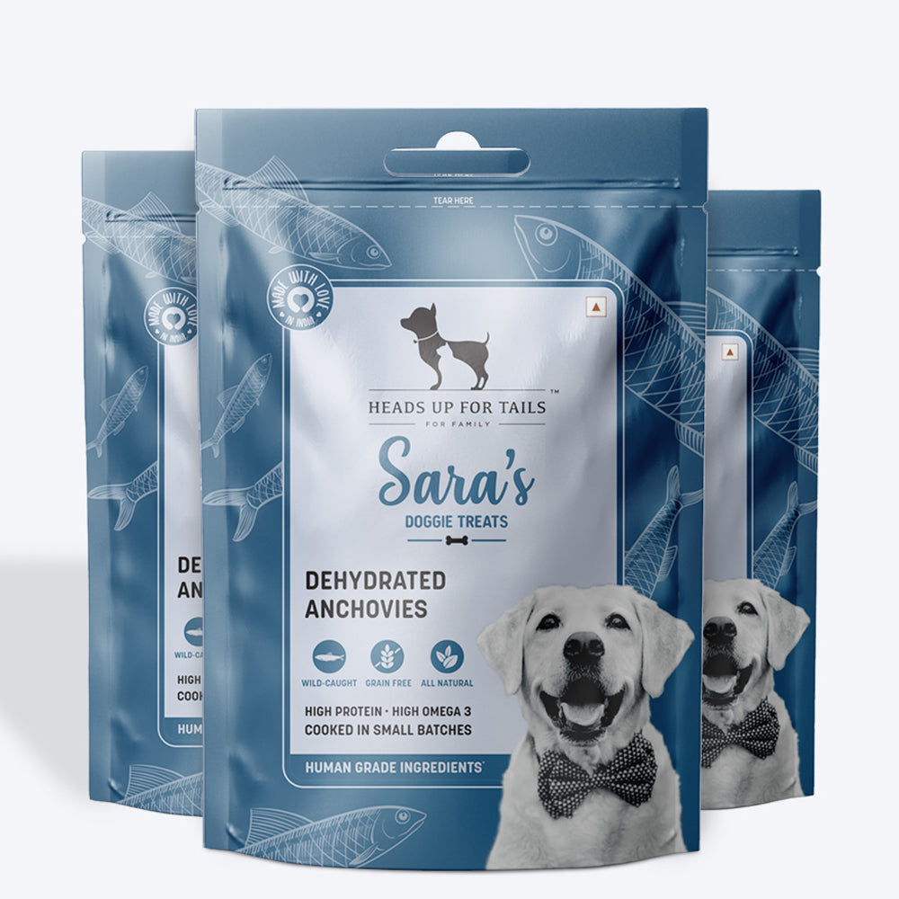 HUFT Sara's Dehydrated Anchovy Doggie Treats - 70 g