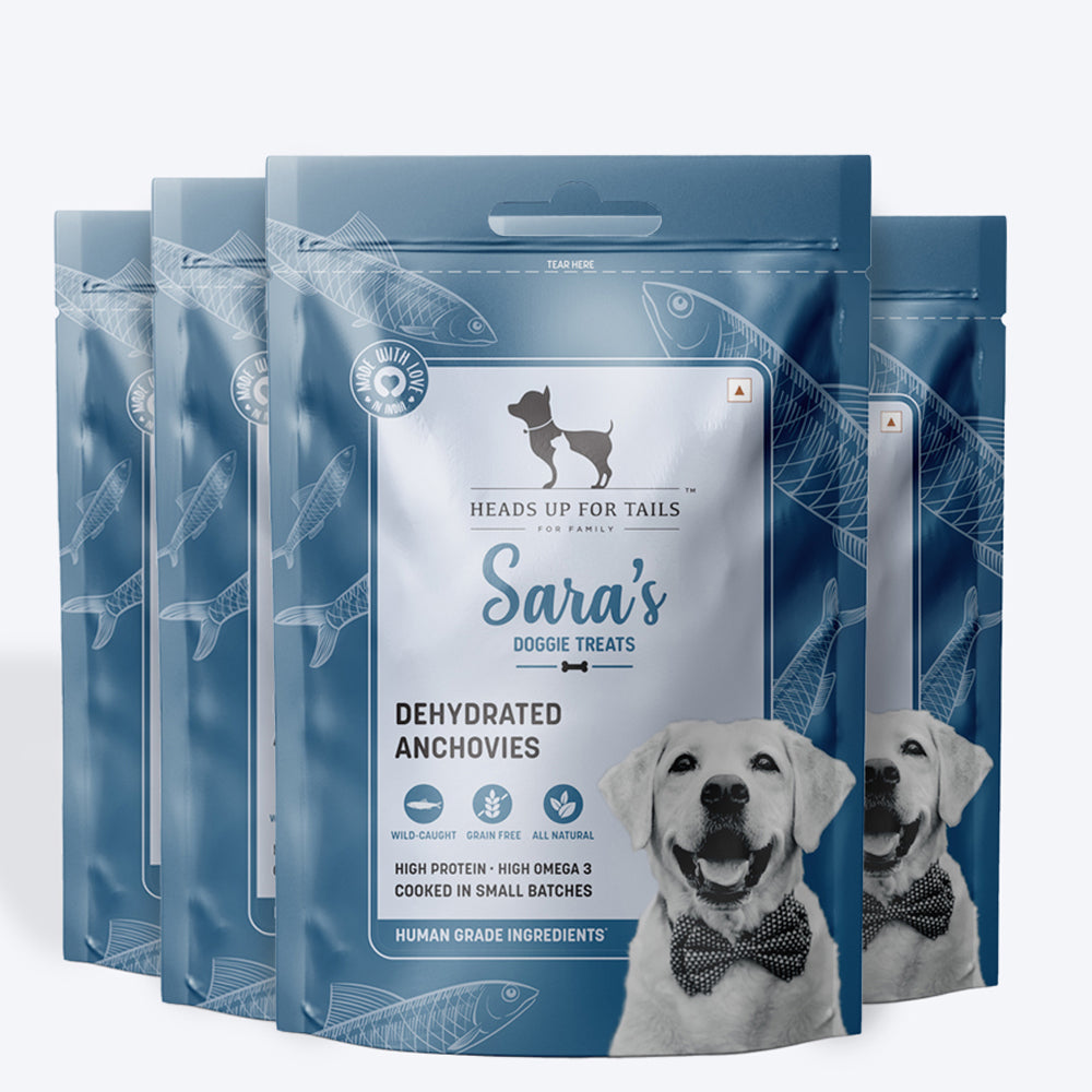 HUFT Sara's Dehydrated Anchovy Doggie Treats - 70 g