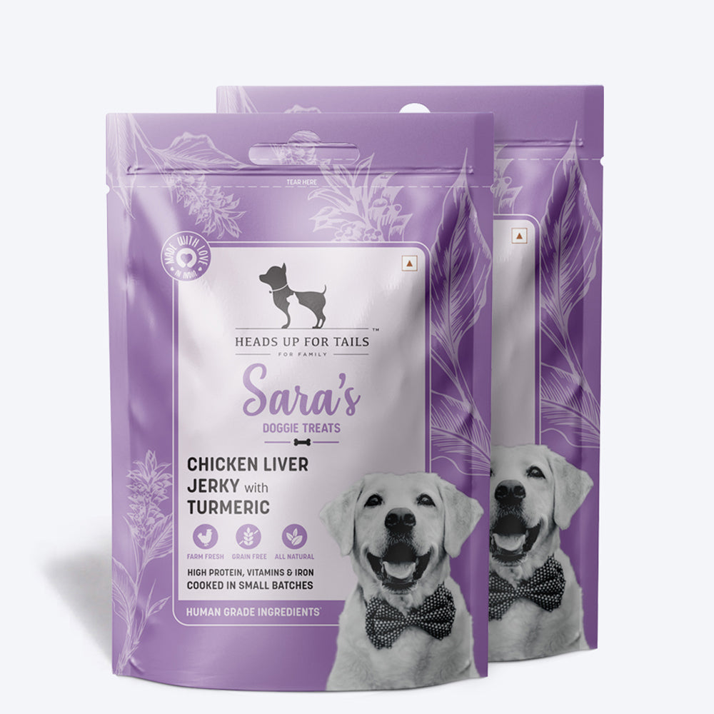 HUFT Sara's Doggie Treats - Chicken Liver With Turmeric - 70 g
