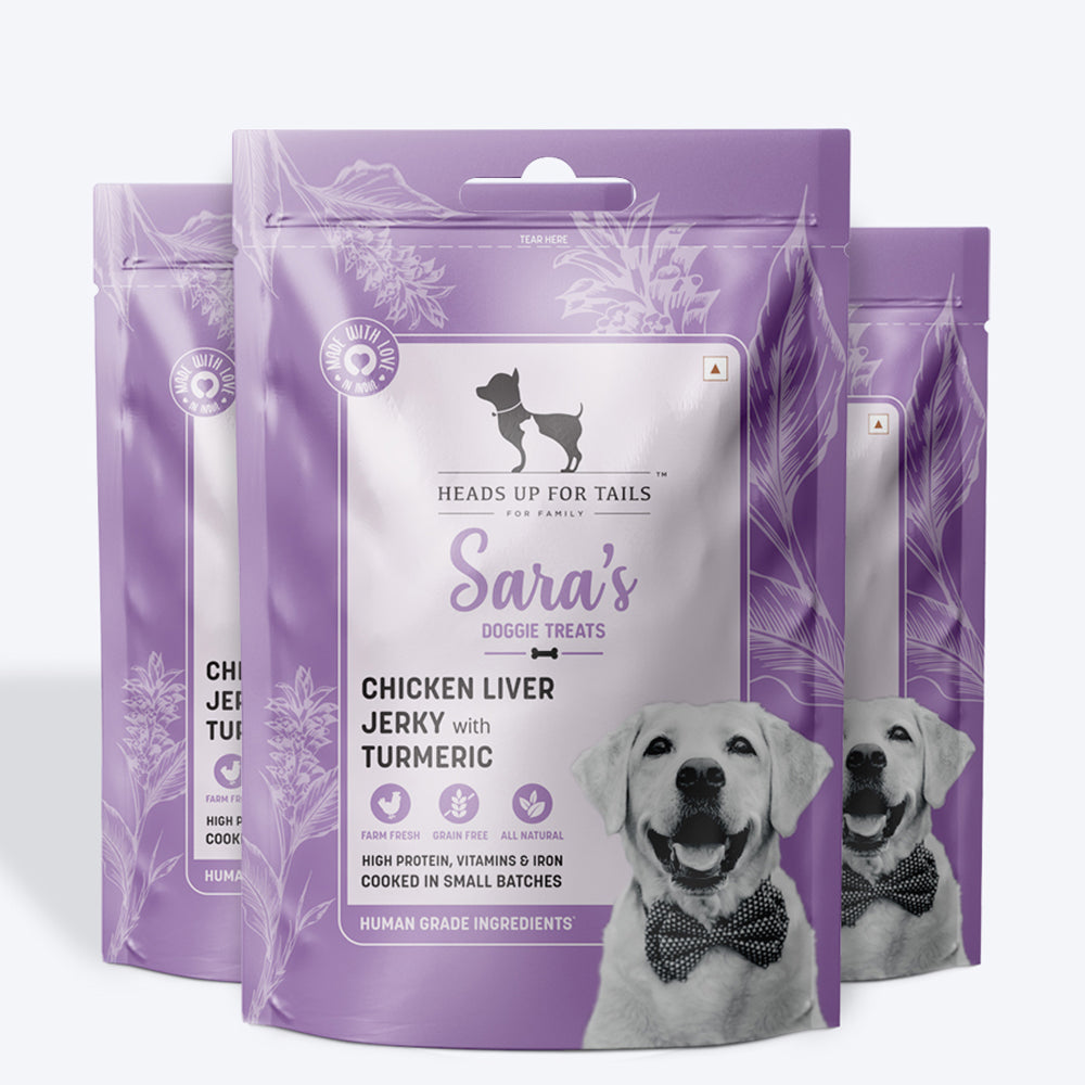 HUFT Sara's Doggie Treats - Chicken Liver With Turmeric - 70 g