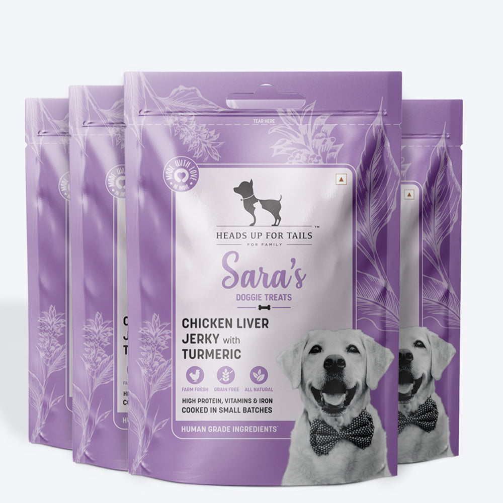 HUFT Sara's Doggie Treats - Chicken Liver With Turmeric - 70 g