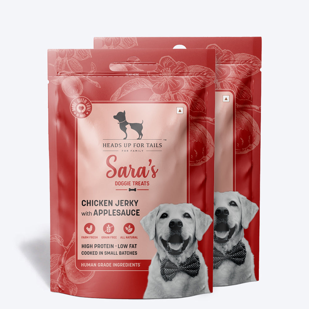 HUFT Sara's Doggie Treats - Chicken with Home-made Applesauce - 70 g