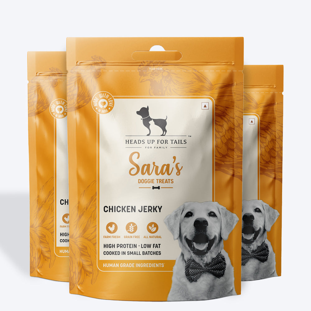 HUFT Sara's Doggie Treats Chicken Jerky - 70 g