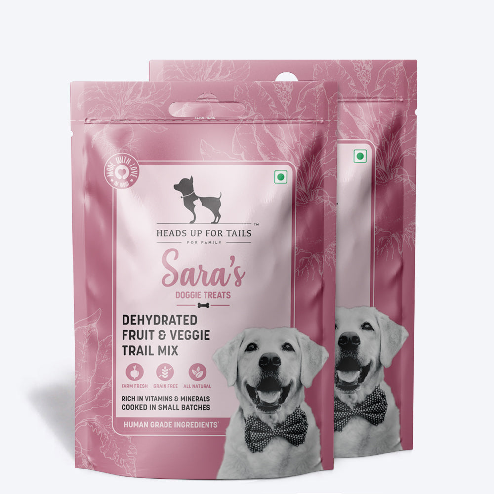HUFT Sara's Doggie Treats Fruit & Veggie Trail Mix - 70 g