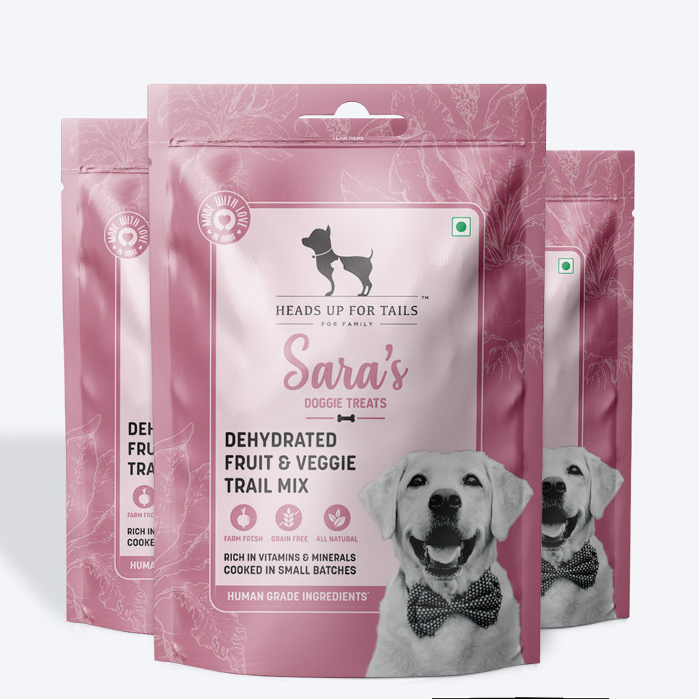 HUFT Sara's Doggie Treats Fruit & Veggie Trail Mix - 70 g