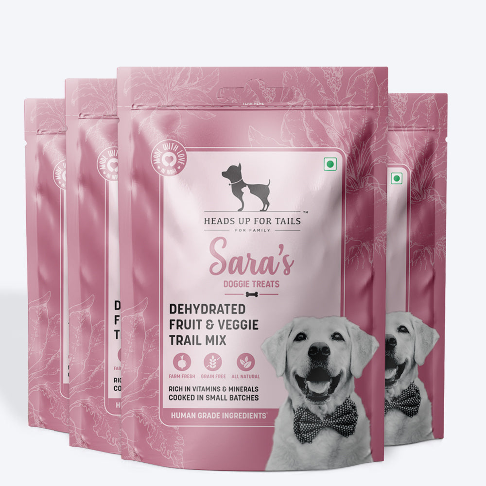 HUFT Sara's Doggie Treats Fruit & Veggie Trail Mix - 70 g