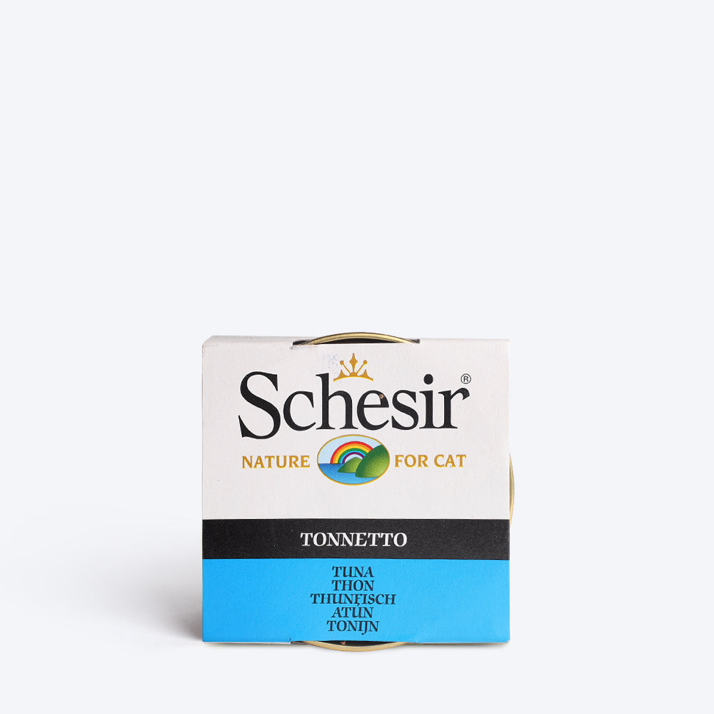 Schesir 51% Tuna Canned Wet Cat Food - 85 g - Heads Up For Tails