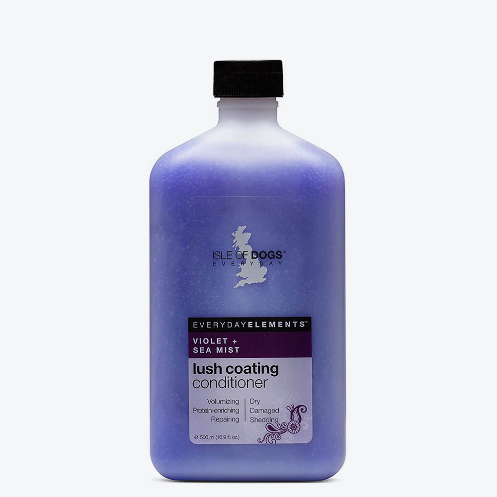 Isle of Dogs Everyday Lush Coating Dog Conditioner - Violet + Sea Mist - 500 ml - Heads Up For Tails