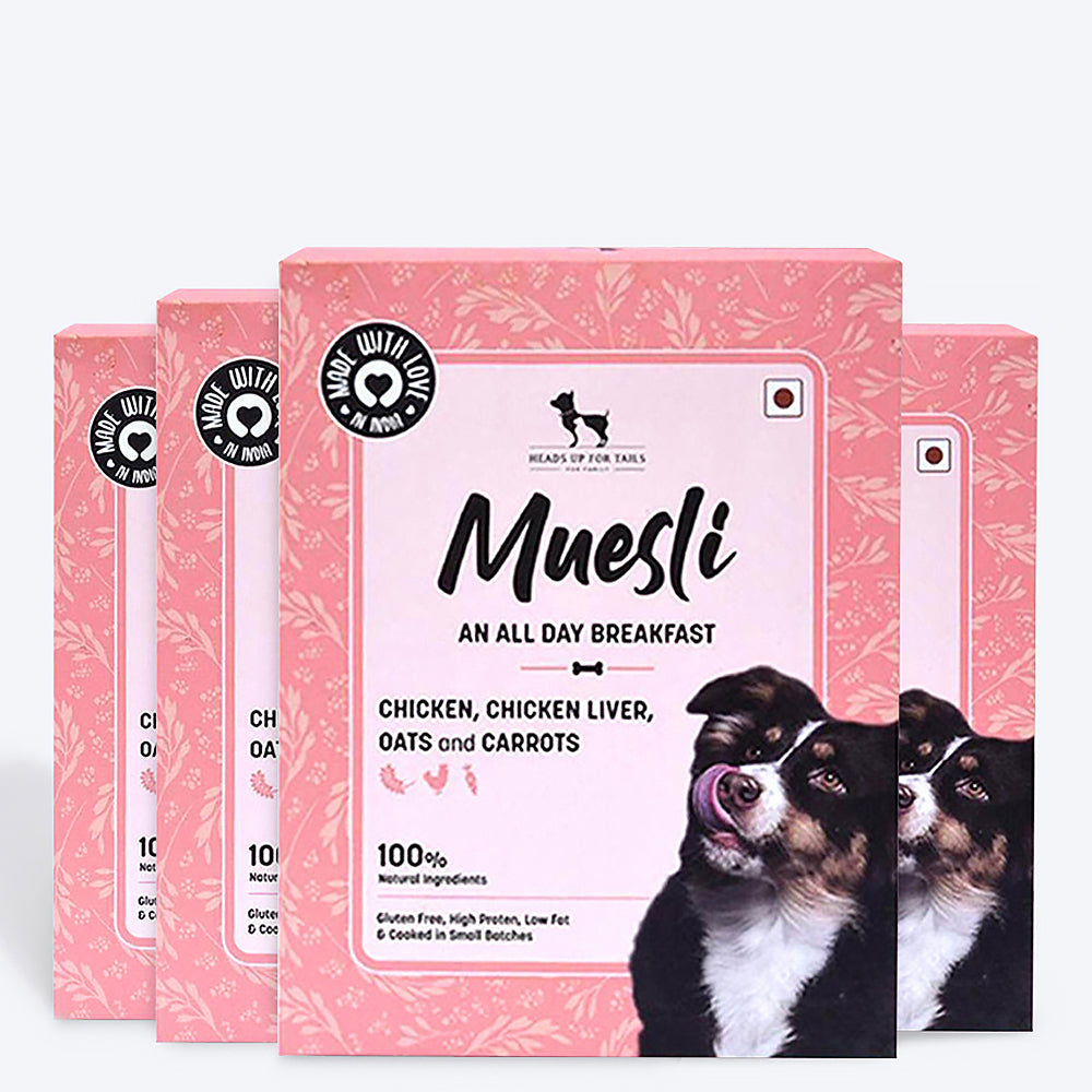 HUFT Breakfast Muesli with Oats,Carrots & Chicken Doggie Treats - 250 g