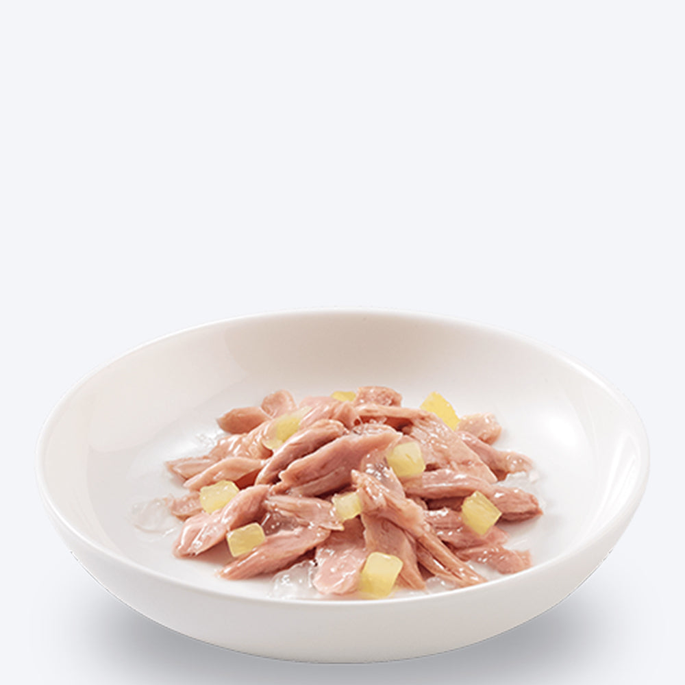 Schesir Tuna With Pineapple Wet Cat Food Can - 75 g - Heads Up For Tails