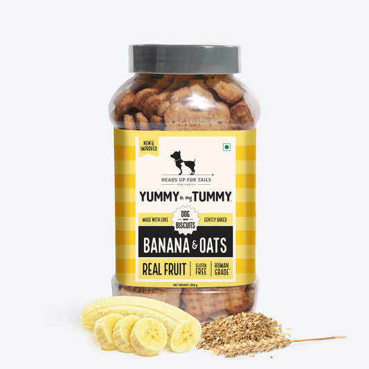HUFT Yummy In My Tummy Banana & Oats Gluten-Free Biscuits