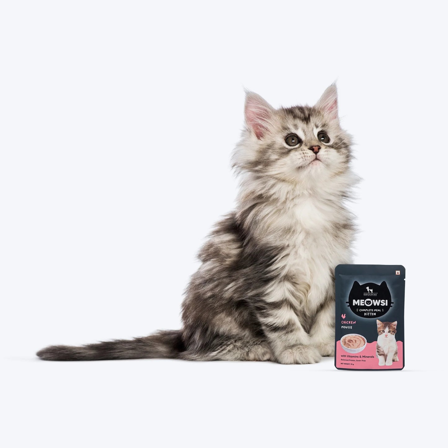 Meowsi Chicken Mousse Wet Food for Kittens 70g
