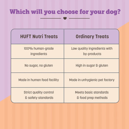 HUFT Nutri Treats For Dogs - Digestive Health - 150 g