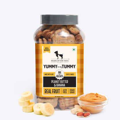 HUFT Yummy In My Tummy Peanut Butter & Banana Biscuits