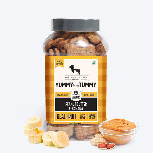 HUFT Yummy In My Tummy Peanut Butter & Banana Biscuits