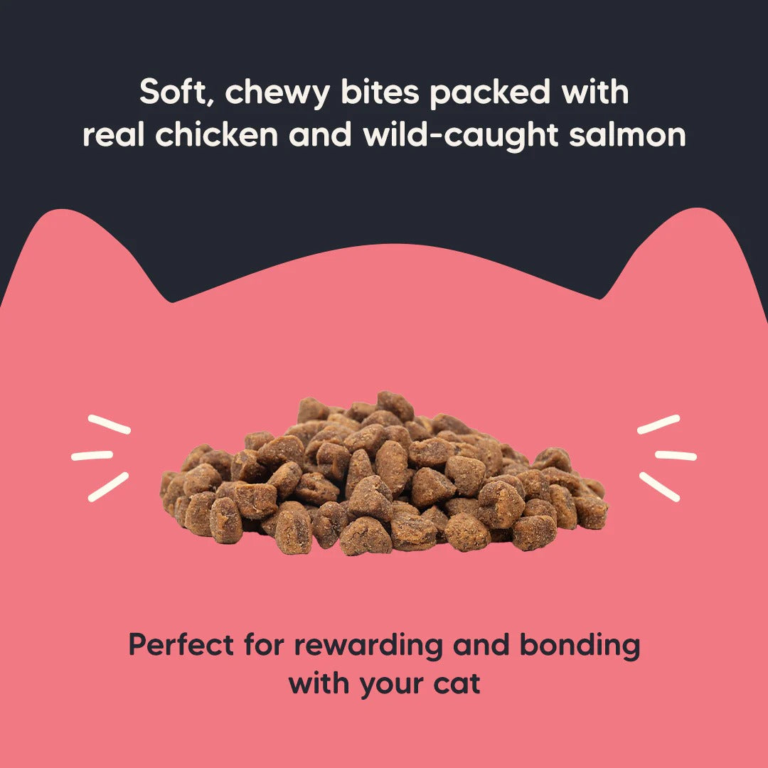 Meowsi Salmon & Chicken Soft Cat Treats High-Protein - 50 g