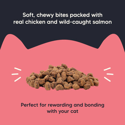 Meowsi Salmon & Chicken Soft Cat Treats High-Protein - 50 g