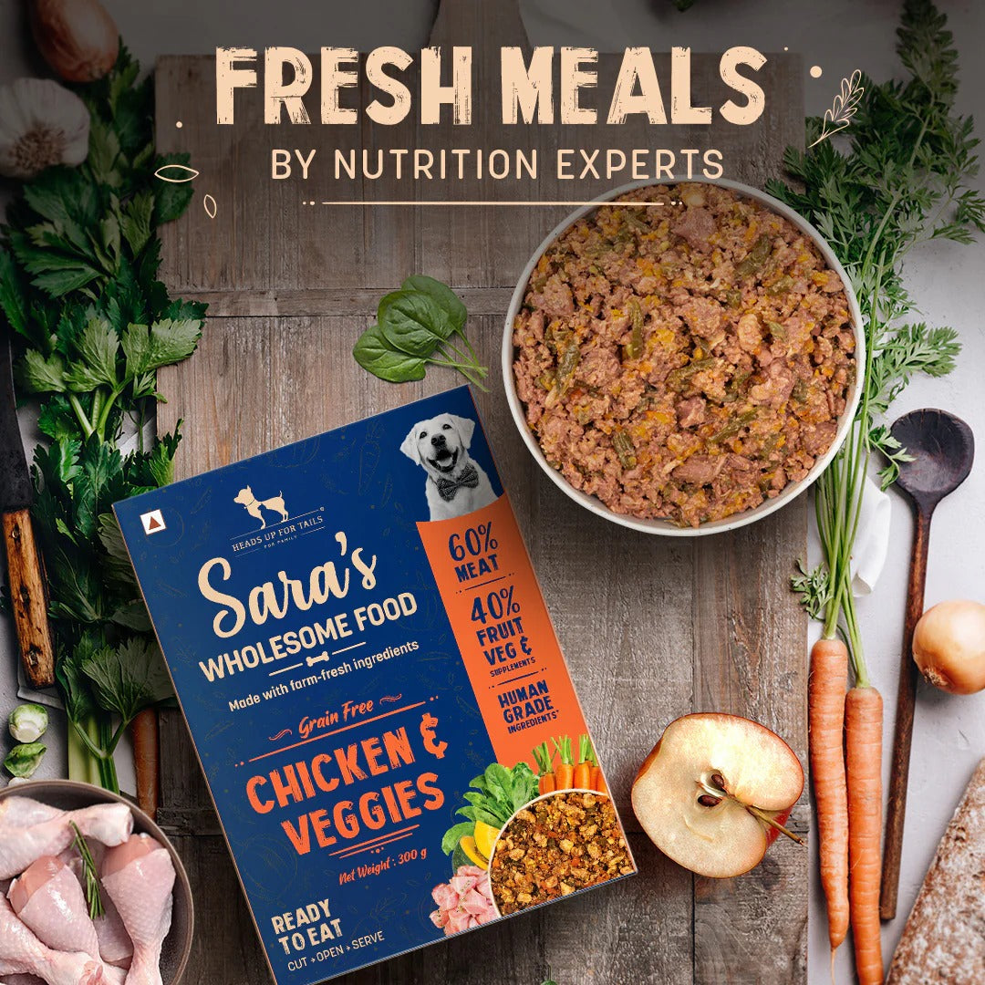 Sara's Wholesome Grain-Free Chicken & Veggies Dog Food