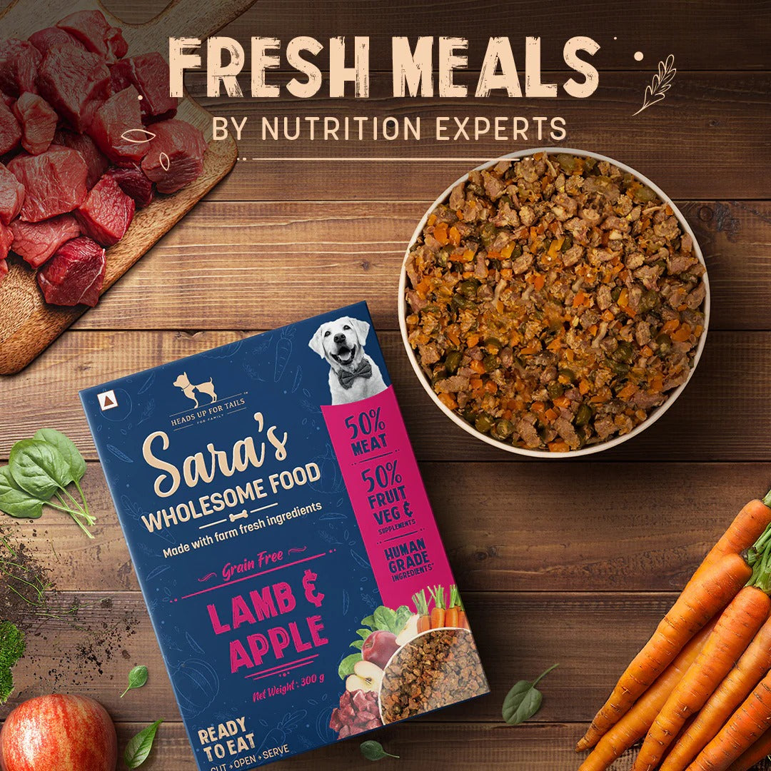 Sara's Wholesome Grain-Free Lamb & Apple Dog Food