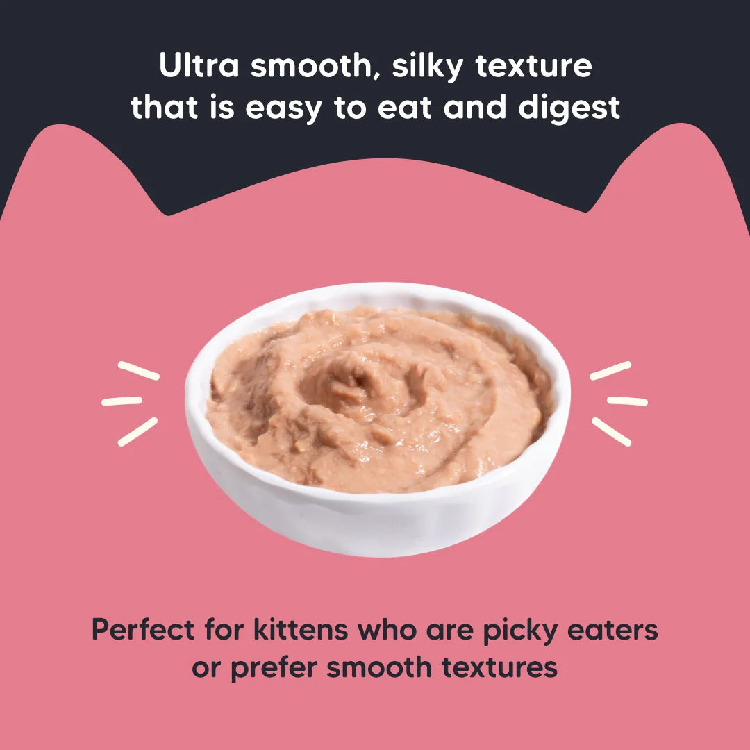 Meowsi Chicken Mousse Wet Food for Kittens 70g