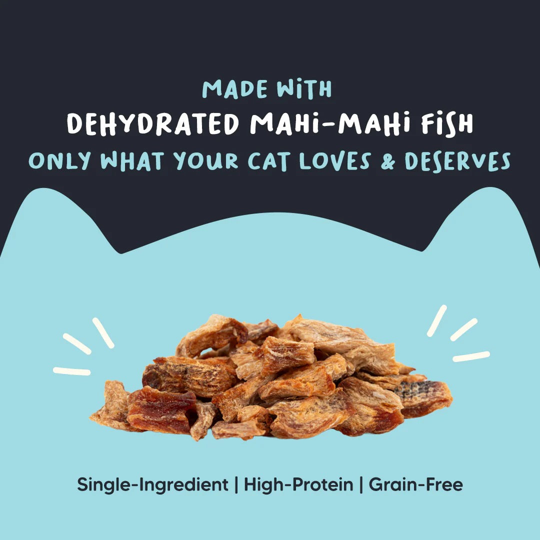 Meowsi by HUFT Mahi Mahi Fish Crunchies Cat Treats - 35 g