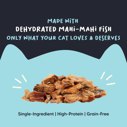 Meowsi by HUFT Mahi Mahi Fish Crunchies Cat Treats - 35 g