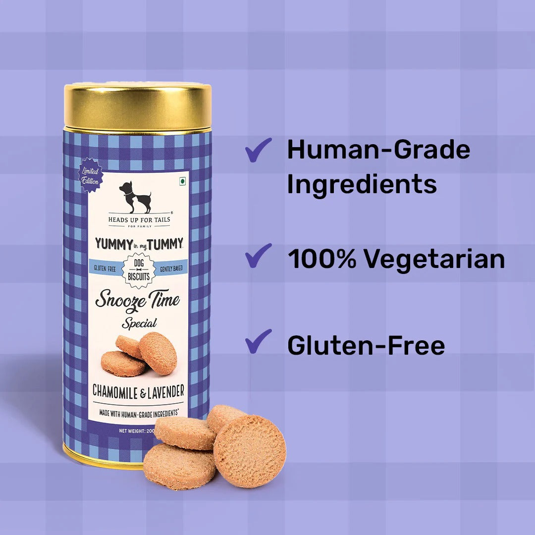 HUFT Yummy In My Tummy Chamomile & Lavender Biscuits - 200 g