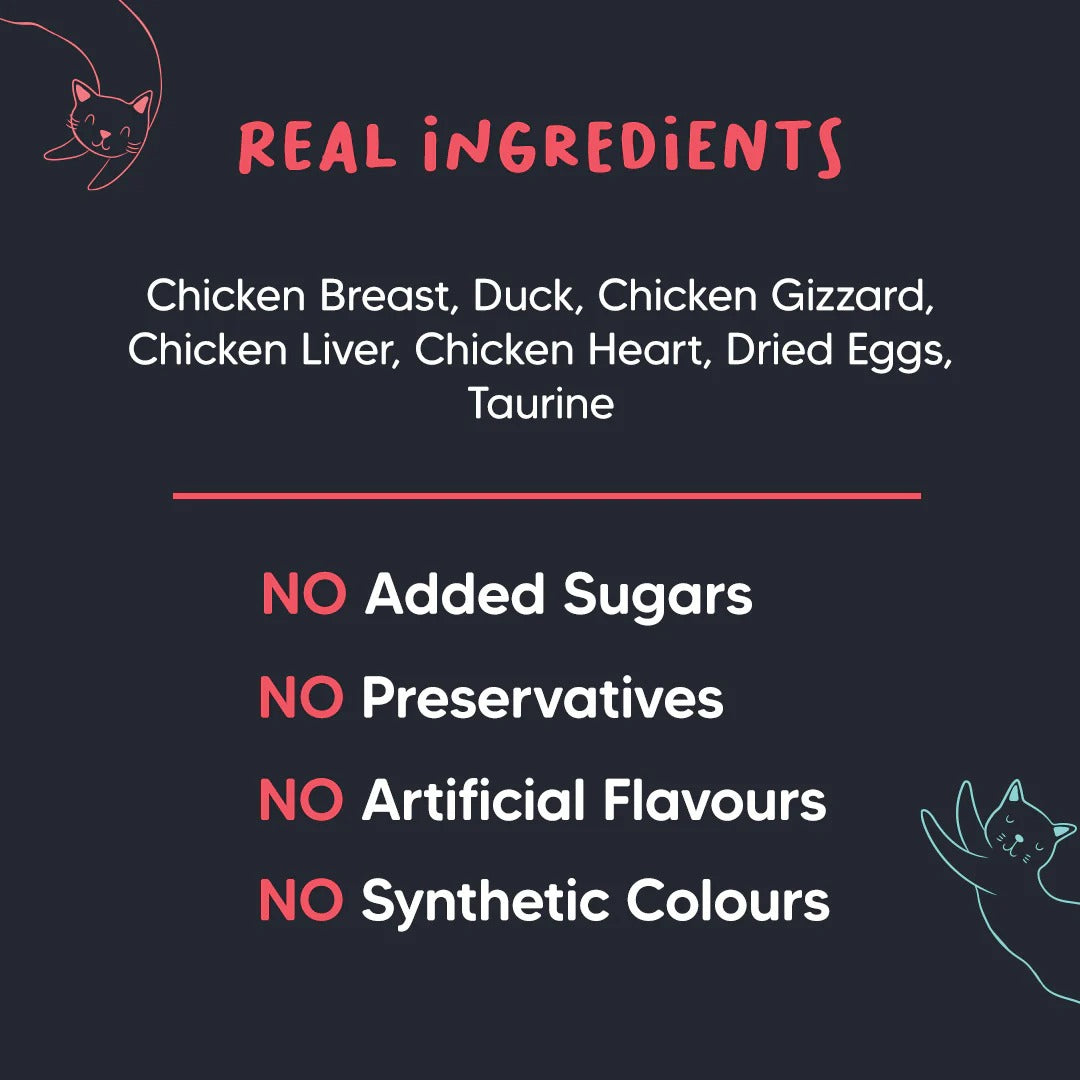 Meowsi Chicken Breast & Duck Mousse Canned Wet Cat Food 80g