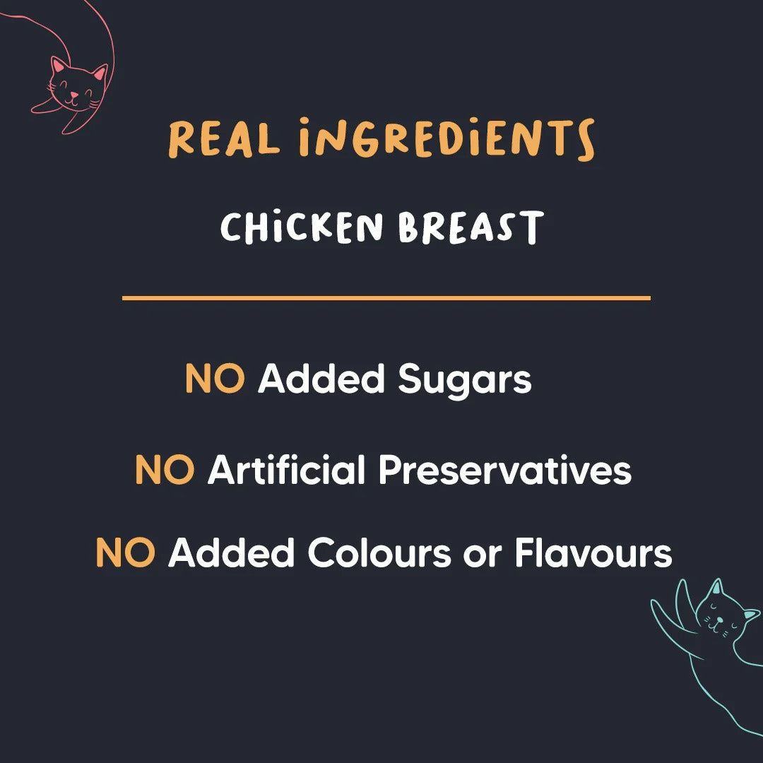 Meowsi by HUFT Cat Treats - Chicken Crunchies - 35 g