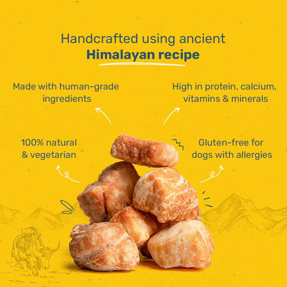HUFT Yakies Puff Bites 100% Natural Gluten Free Dog Treats - 70 gm