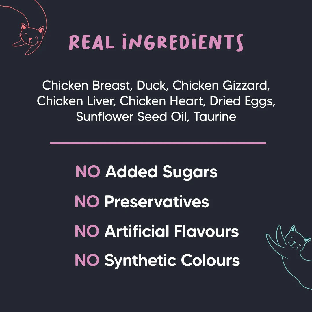 Meowsi Chicken Breast & Duck Pate Wet Cat Food 80g