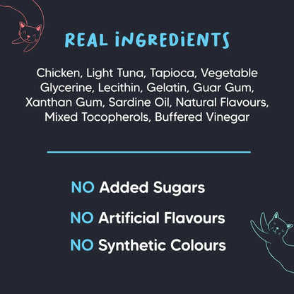 Meowsi Light Tuna & Chicken Soft Cat Treats - 50 g