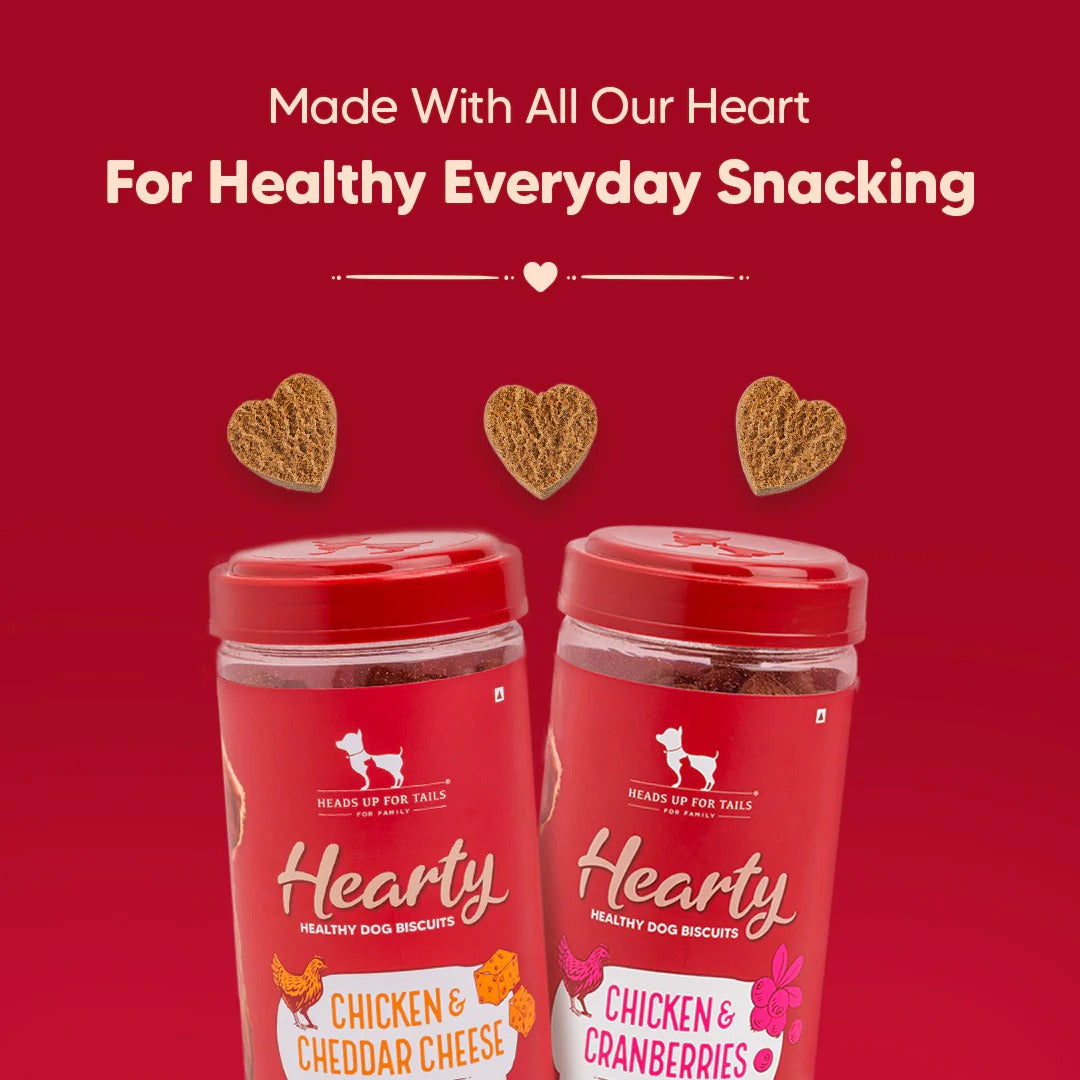 Hearty Dog Biscuits Chicken & Cranberries Grain-Free - 320 g