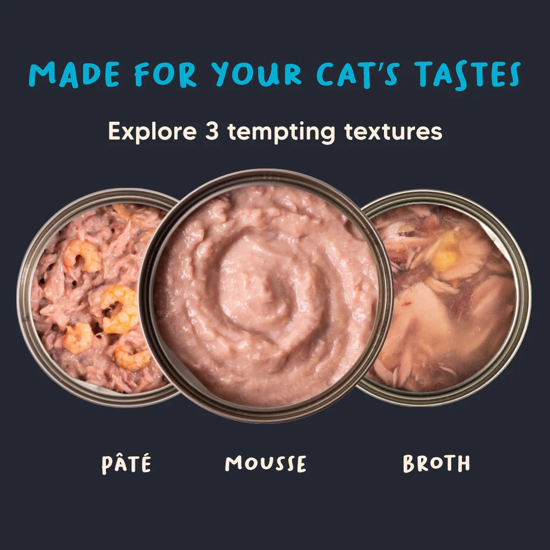 Meowsi Tuna & Shrimp Mousse Canned Wet Cat Food 80g