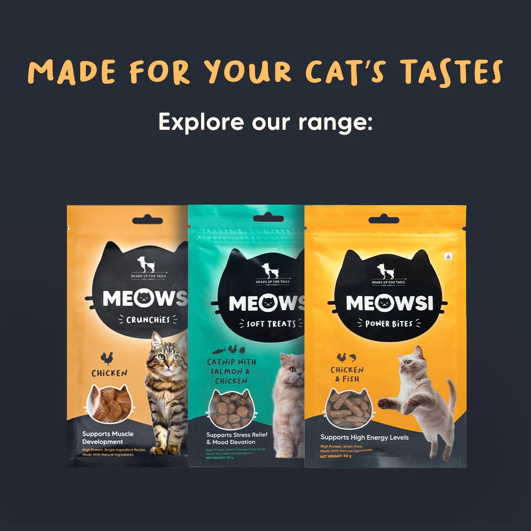Meowsi by HUFT Cat Treats - Chicken Crunchies - 35 g