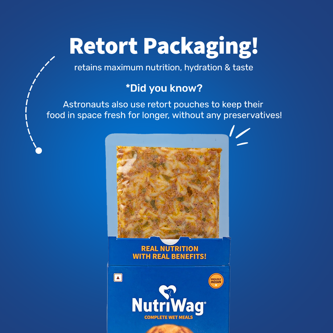 NutriWag Complete Wet Meals With Chicken, Rice & Spinach For Dog